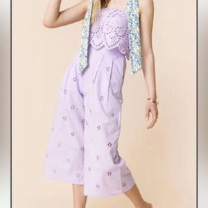 Beautiful purple jumpsuit size S from Francesca’s. new with tags, never won